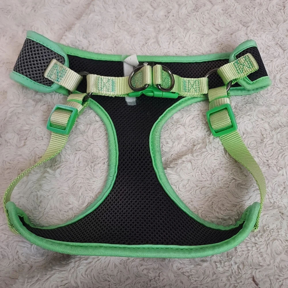 Top Paw Green and Black Dog Harness